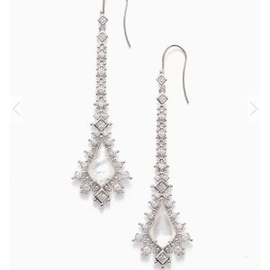 Kendra Scott Reimer Statement Earrings in Silver